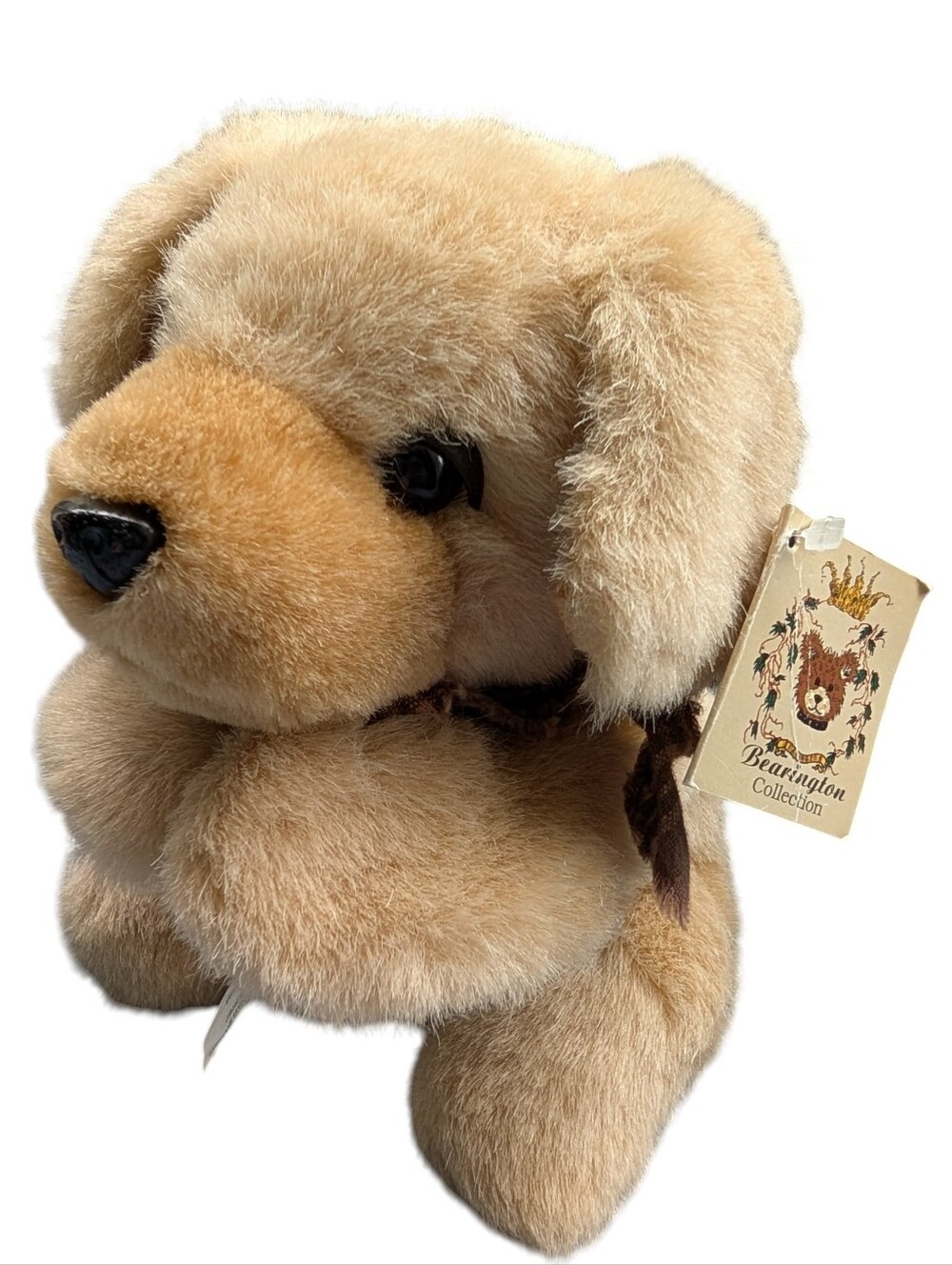 Bearington Collection Stuffed Plush Golden Lab Dog Plush - Muggs Jr